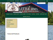 Tablet Screenshot of littlejimssports.com
